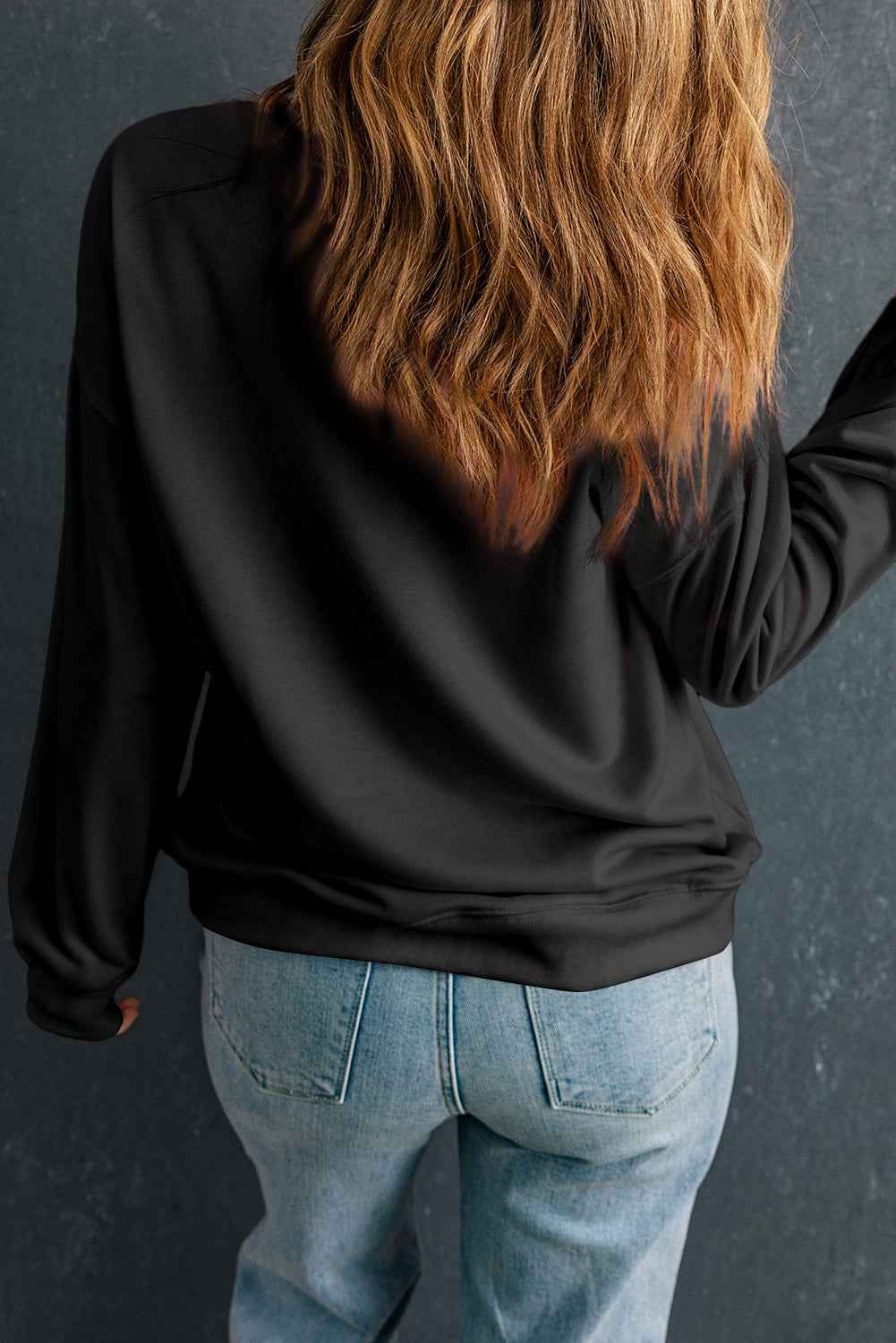 Beige FLANNELS PUMPKINS BONFIRES Graphic Drop Shoulder Sweatshirt