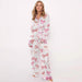 Printed Cute Pajama Set for Ladies Long-Sleeve Suit
