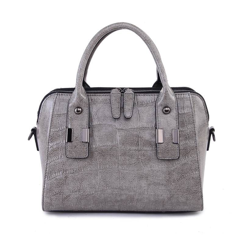 Crocodile Pattern Leather Crossbody Shoulder Bag