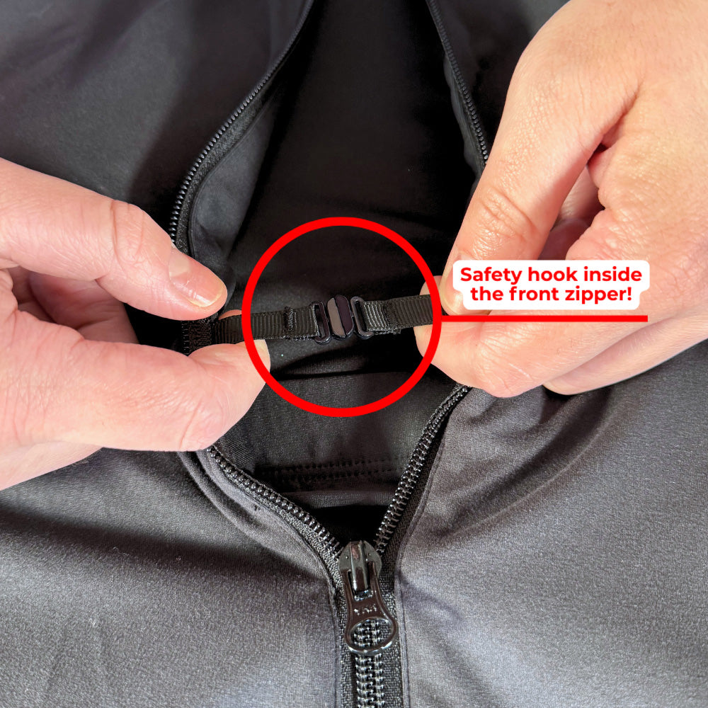 Half Zip Dress | Black