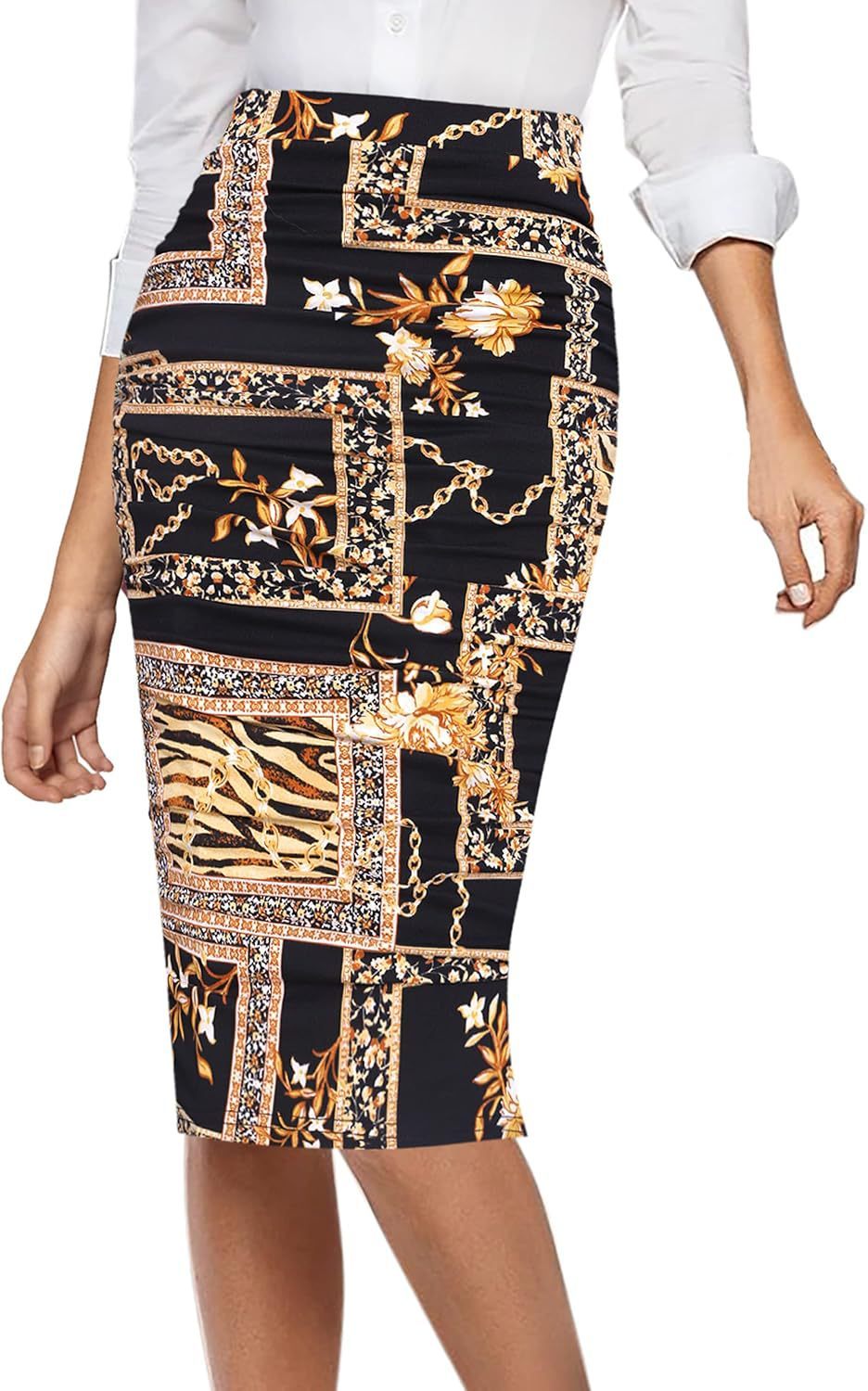 Sexy Leopard Print High Waist Skirt - Sheath Design - The Eggy's store