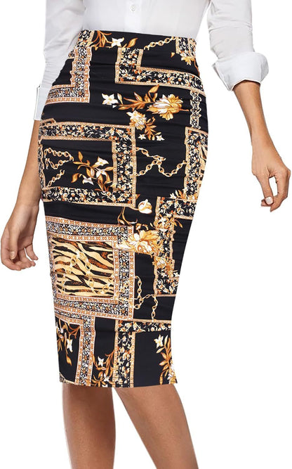 Sexy Leopard Print High Waist Skirt - Sheath Design - The Eggy's store