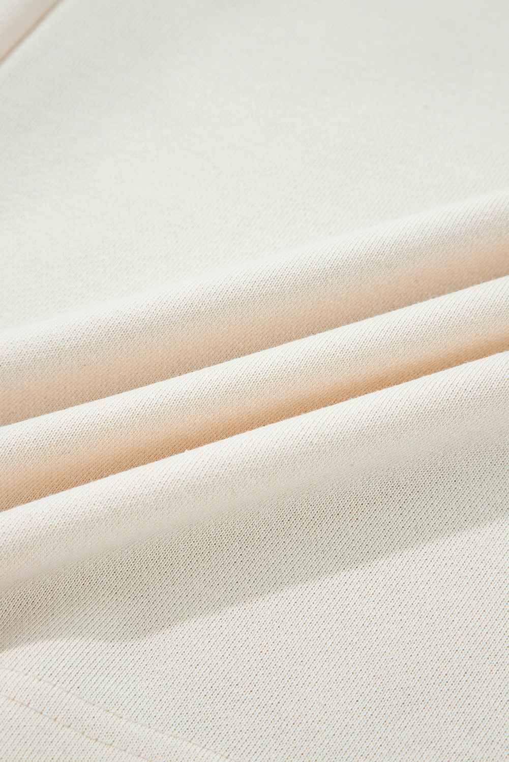 Solid Bow Long Sleeve Hoodie