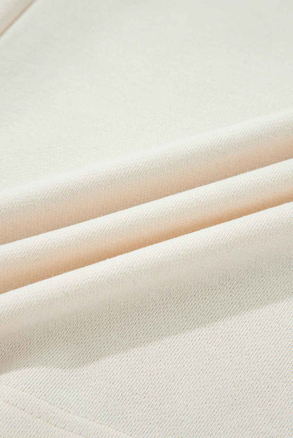 Solid Bow Long Sleeve Hoodie