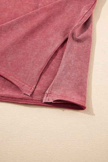 One Shoulder Half Sleeve Oversized Tunic T Shirt - The Eggy's store