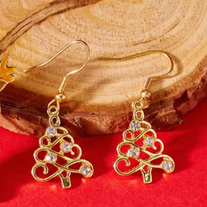 Christmas Tree Shape Dangle Earrings