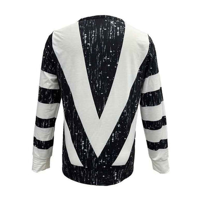 Women's Long Sleeve Shirts Zipper Color Block V Neck Tunic Tops Casual Blouse