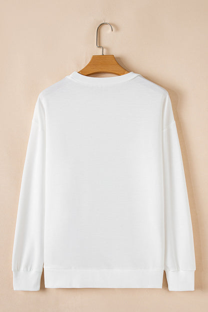 Saratris Drop Shoulder Oversized Sweatshirt