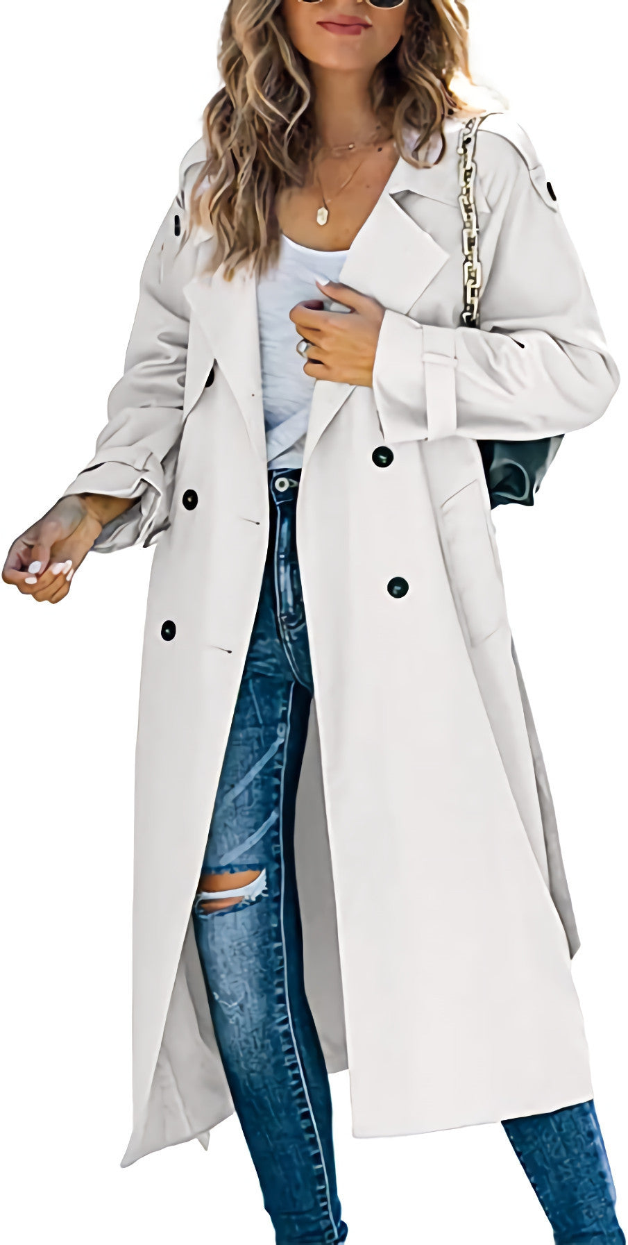 Women's Casual Windbreaker Jacket - Fashionable Solid Color Outerwear for Women - The Eggy's store
