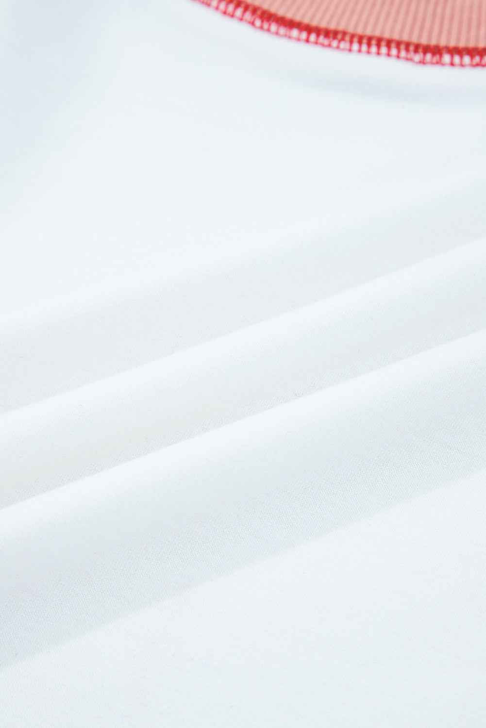 Stripe Colorblock Patchwork Contrast Stitch Sweatshirt