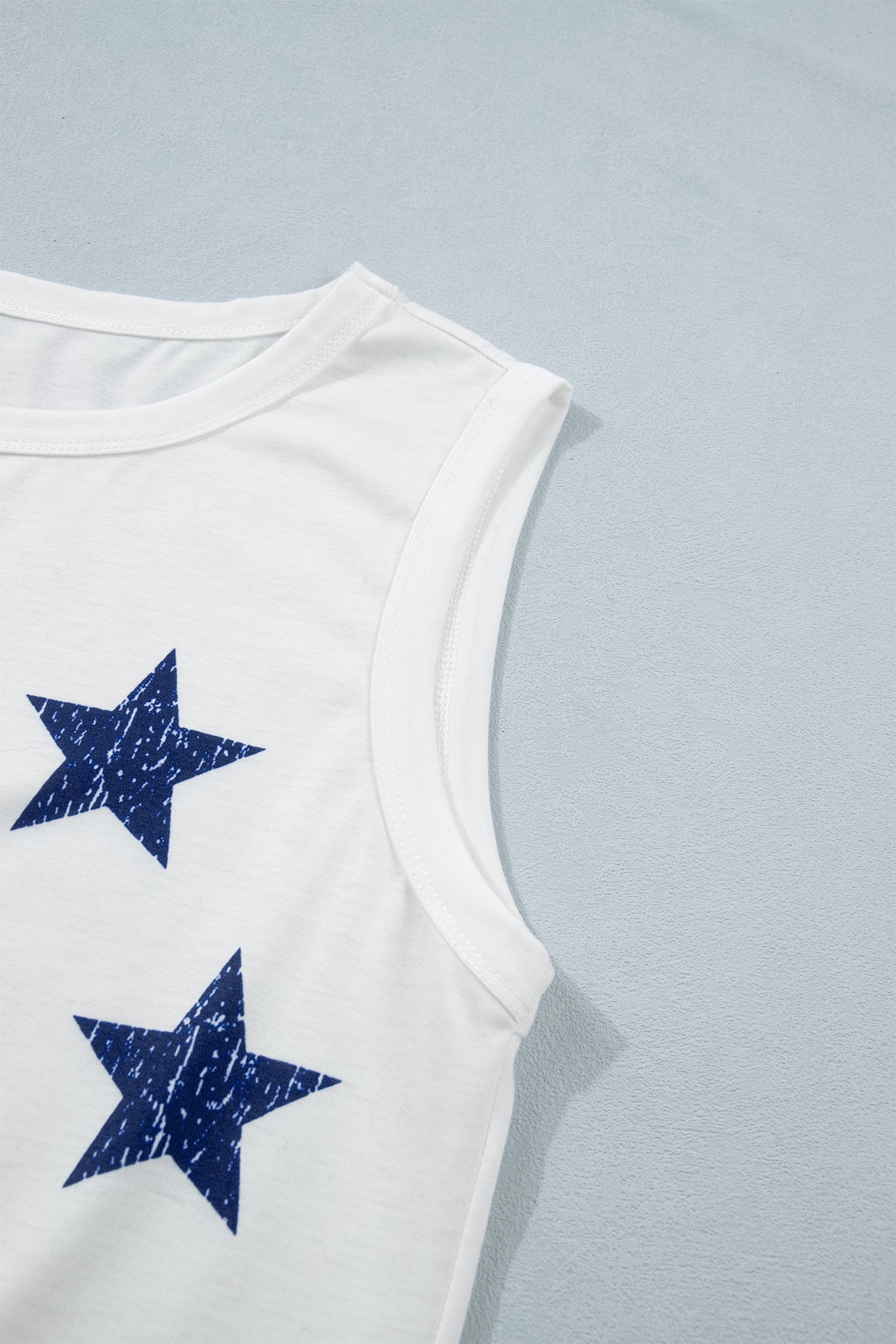 Vintage Stars & Stripes Graphic Tank Top