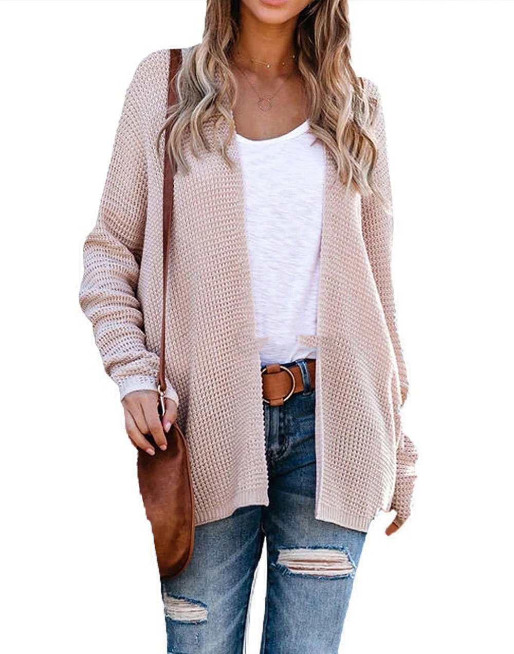 Loose Large Size Knitted Cardigan for Wome