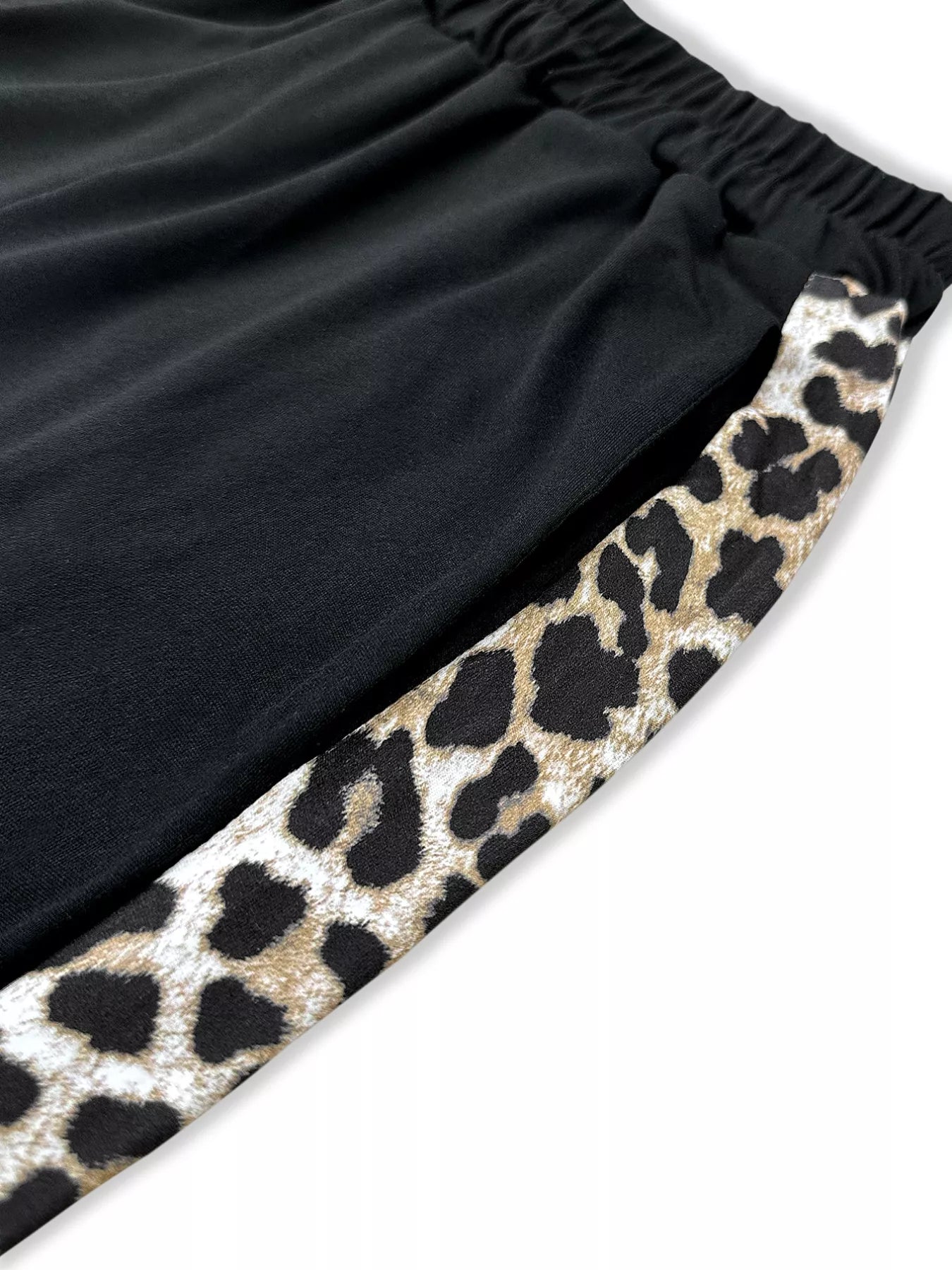 Leopard Print Two-Piece Set