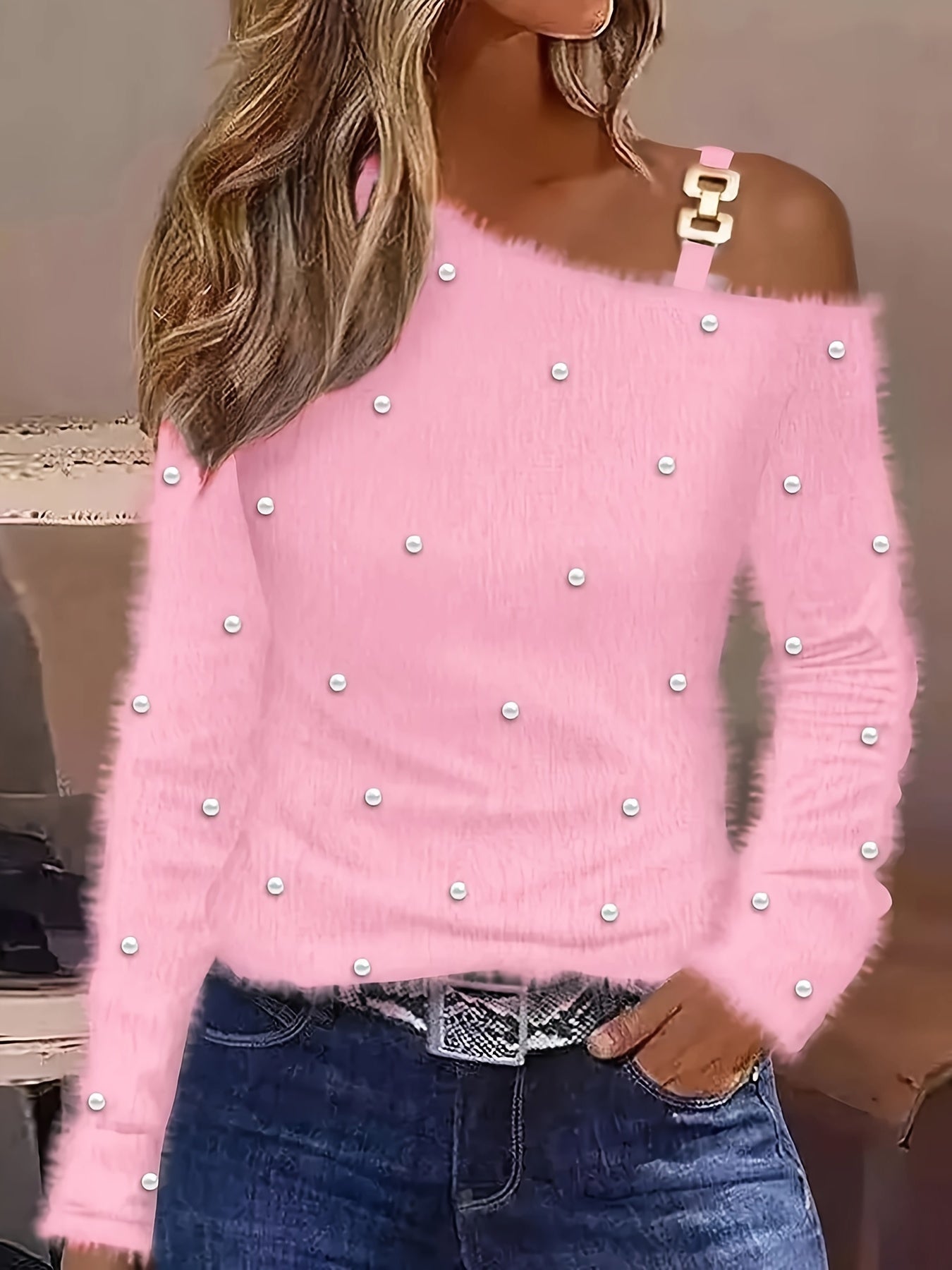 Shop Pearl Off Shoulder Women's Top - Chic Elegance