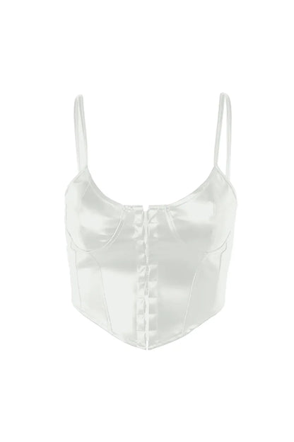 Scoop Neck Spaghetti Strap Cami Women's Top