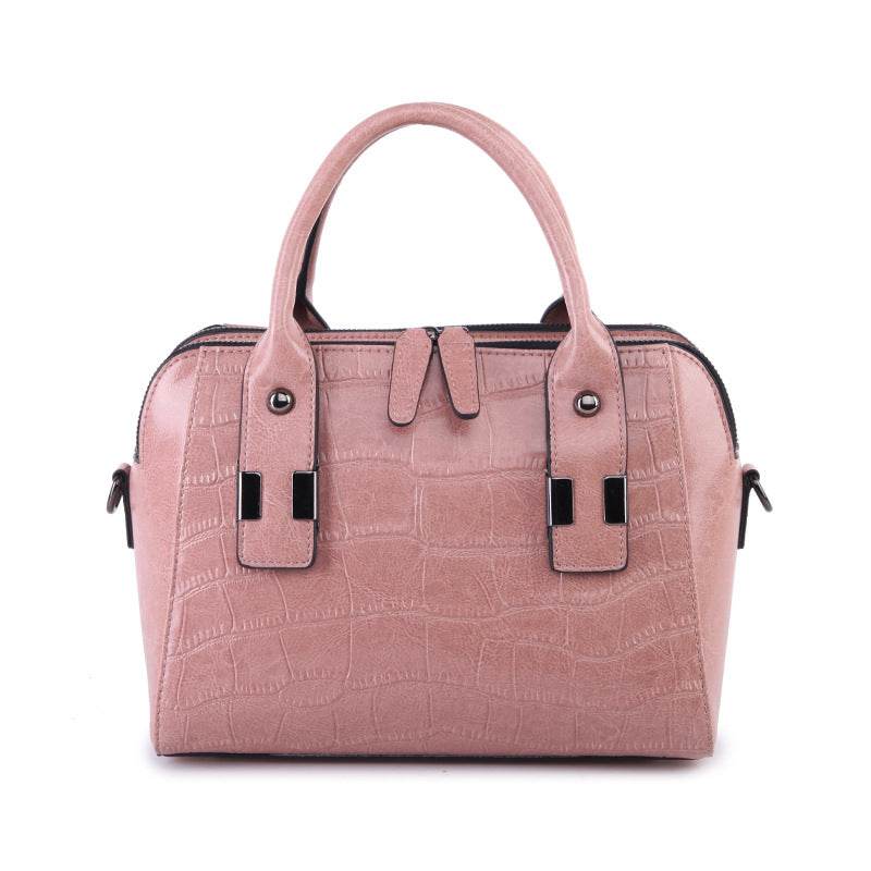 Crocodile Pattern Leather Crossbody Shoulder Bag