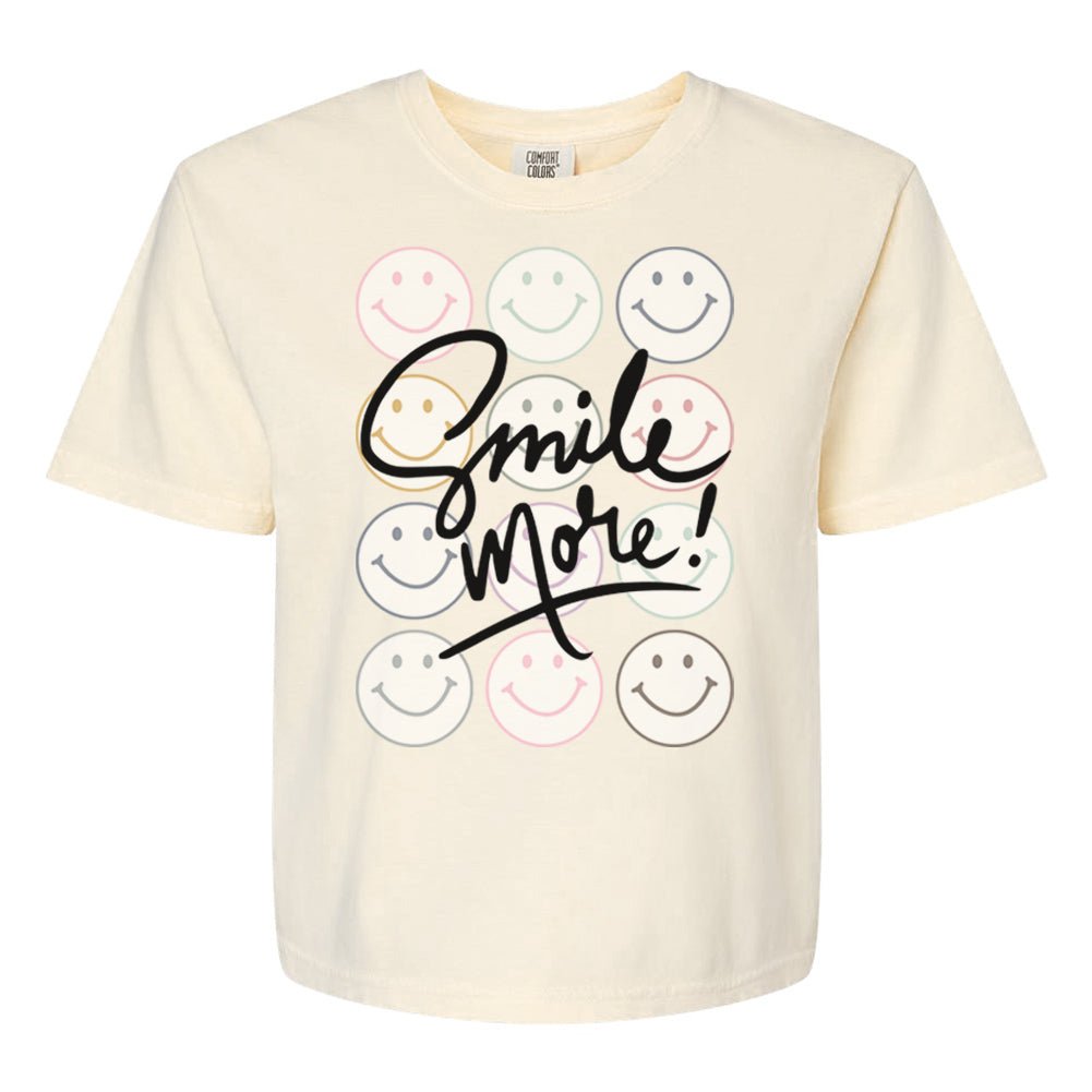 'Smile More' Boxy Women's T-Shirt