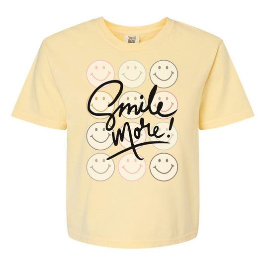 'Smile More' Boxy Women's T-Shirt