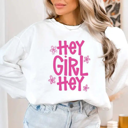 European American Letter Print Sweatshirt